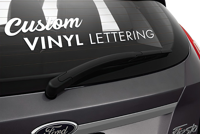 Vinyl Lettering Installation